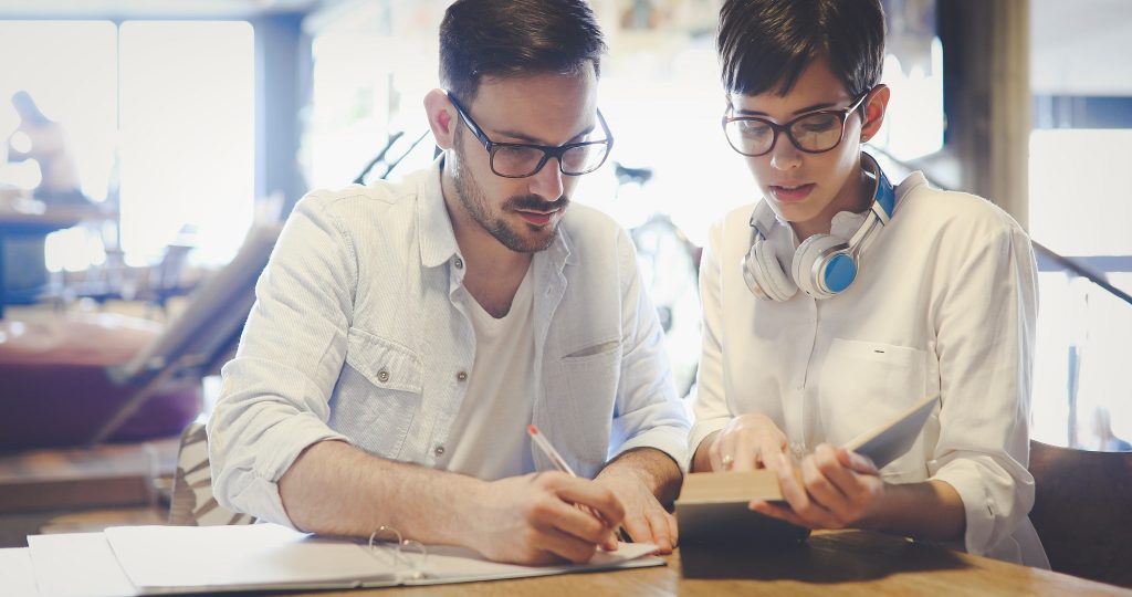 students studying loan repayment options